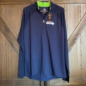 Seahawks 1/4 Zip Top